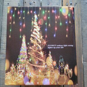 Outdoor Fairy Lights Waterproof, Plug in String Lights with 8 Modes